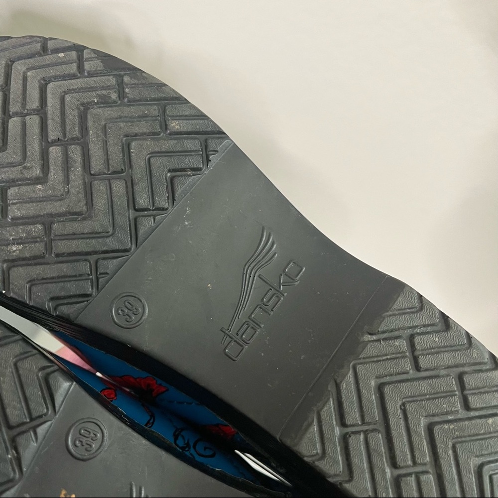Dansko Blue Clog with Red Lobster Print - Picture 10 of 12